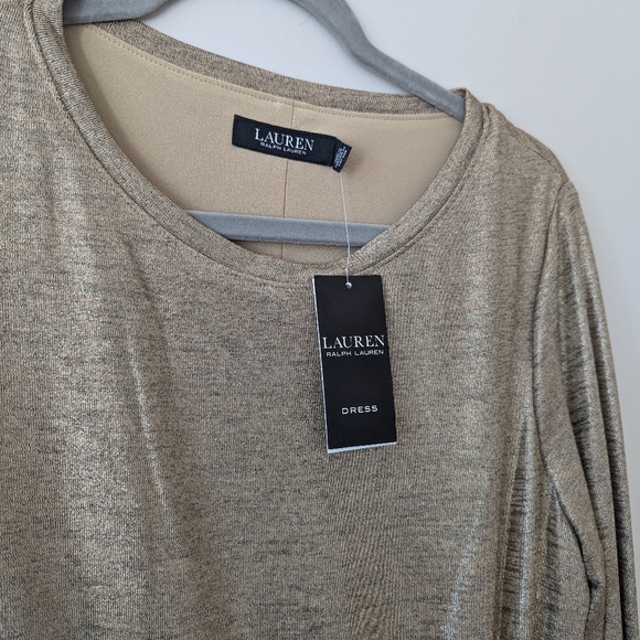 Lauren Ralph Lauren Gold Midi Dress - Picture 7 of 7